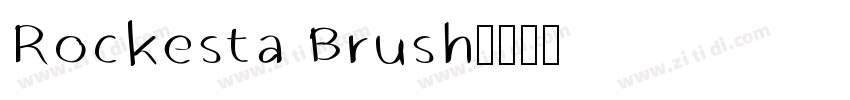 Rockesta Brush字体转换